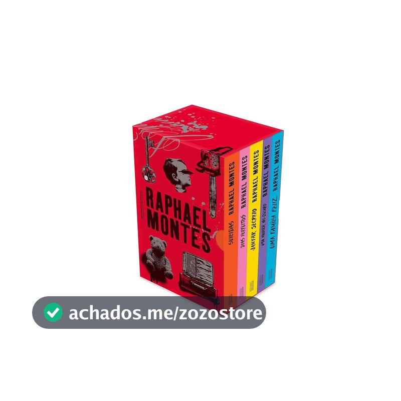 Box Raphael Montes: 5 romances
