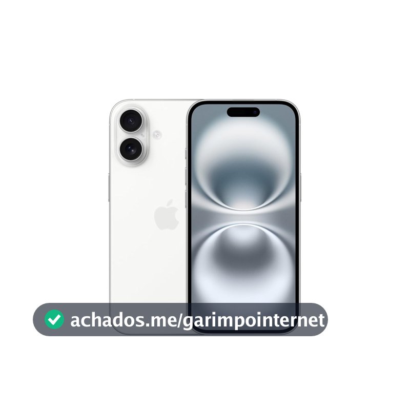 Apple iPhone 16 (128 GB) – Branco