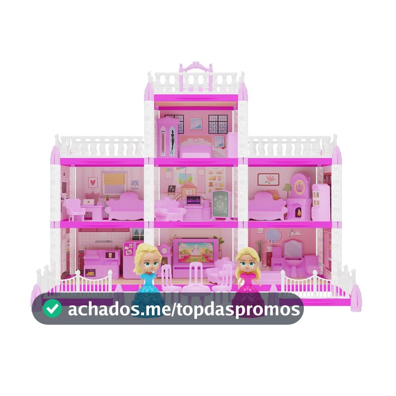 GGB Casinha de Boneca Castelinho da Princesa 160 Peças