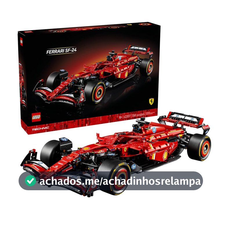 LEGO Technic Carro Ferrari SF-24 F1 42207 (1.361 Peças)
