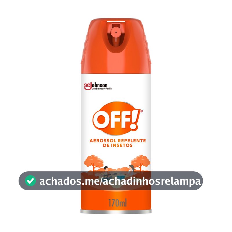 OFF! Family Aerosol Repelente de Insetos e Mosquitos, 170ml