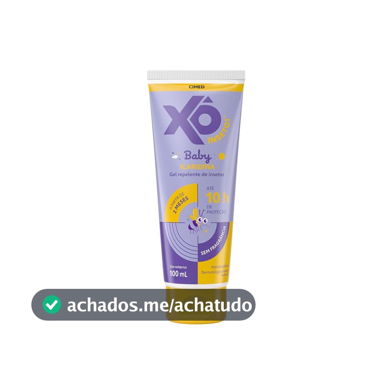 Xô Inseto Baby Icaridina Repelente em Gel 100ml