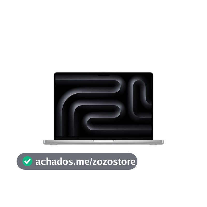Apple 2025 MacBook Pro (de 14 polegadas, Chip M5 da Apple com CPU de 10 núcleos e GPU de 10 núcleos., 32GB Memória unificada, 1 TB) - Prateado