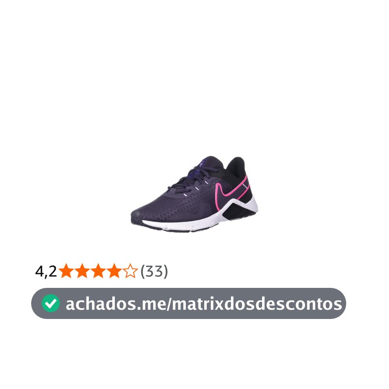 Nike Legend Essential 2 Women's Athletic Shoe, Black/Hyper Pink/Cave Purple/Lilac, 7.5