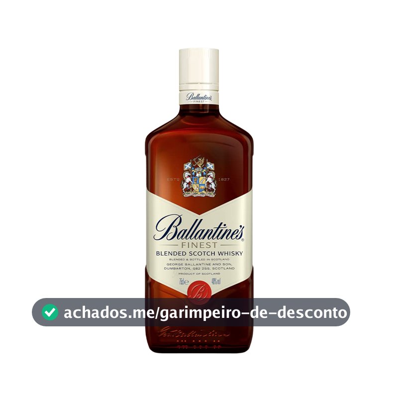 Whisky Ballantine's Finest Blended Escocês - 750 ml