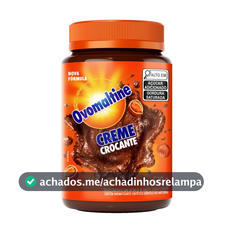 Ovomaltine Creme Crocante Pote 530g