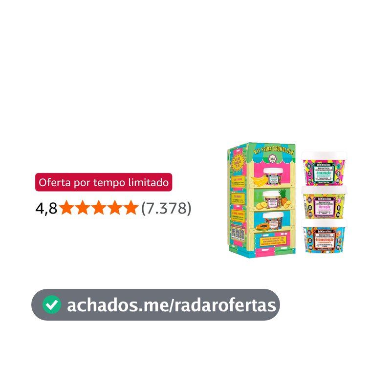 Lola Cosmetics Kit Cronograma Capilar Be(m) Dita Ghee - 3 Produtos