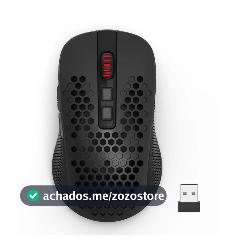 Mouse Gamer Redragon Hana RGB Preto Sensor PAW3104 7200 DPI