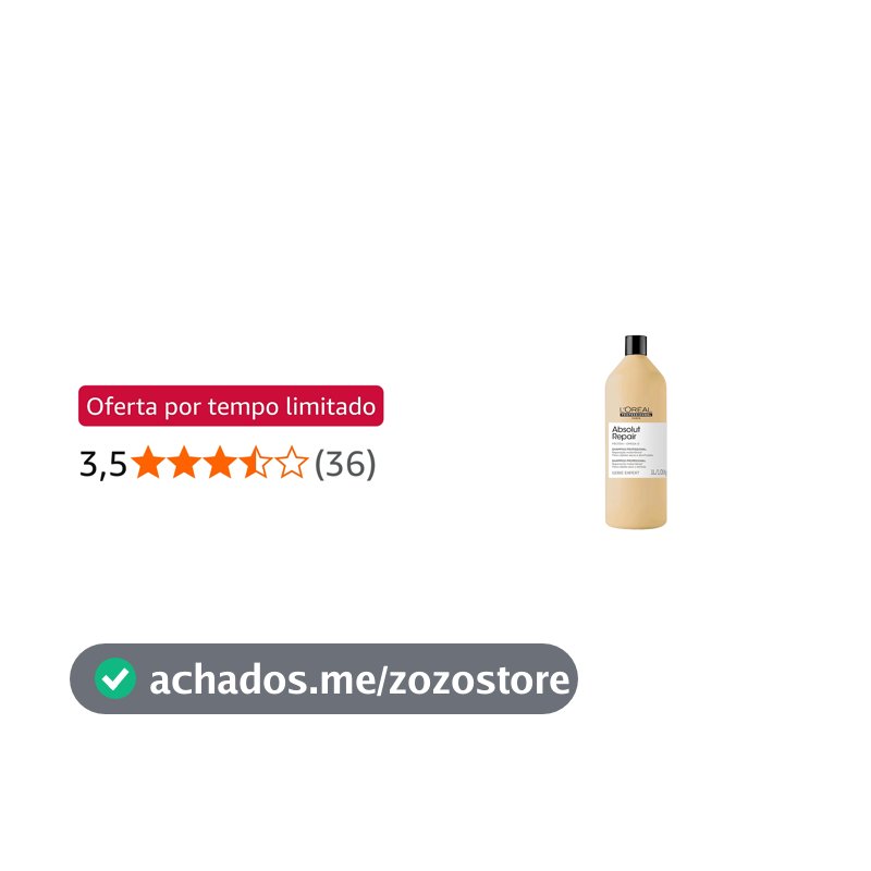 Shampoo L’Oréal Professionnel Absolut Repair Serie Expert, 1L