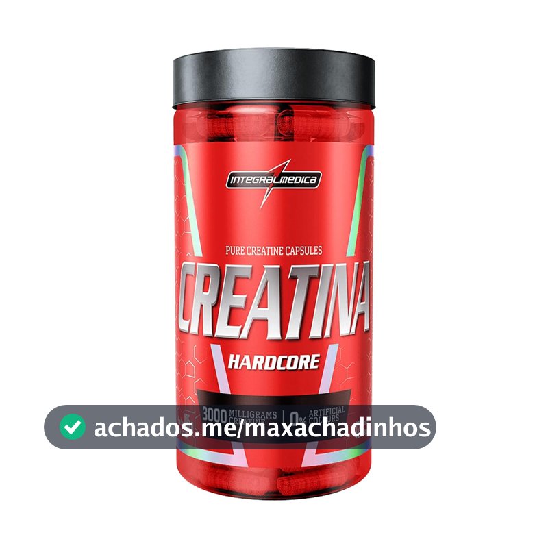 Integralmedica Creatina Hardcore 120 Cápsulas Pura Monohidratada