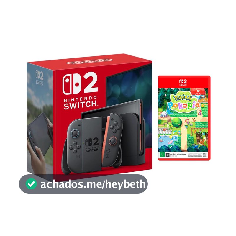 Console Nintendo Switch 2 + Jogo Pokémon Pokopia