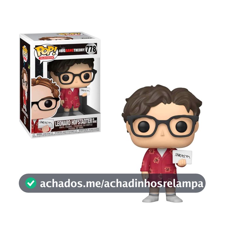 Funko Pop Big Bang Theory: Leonard Nc Games Padrão