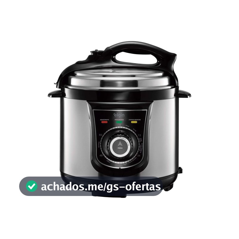 Panela de Pressão Elétrica Elgin 4 Litros Segura e Prática 840W 220V