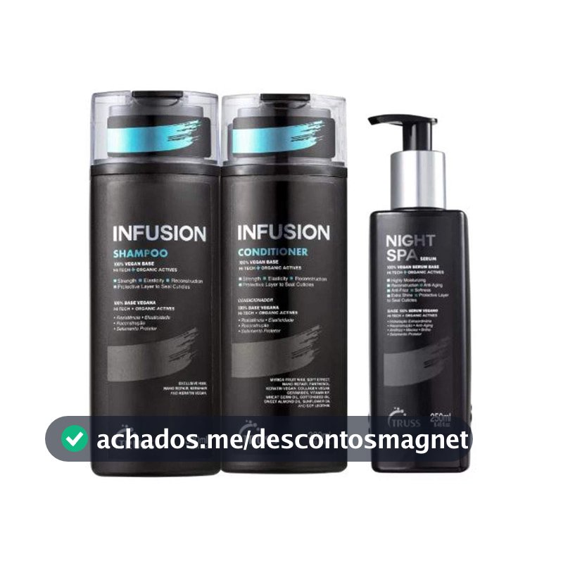 Infusion (shampoo + Condicionador) + Night Spa Truss