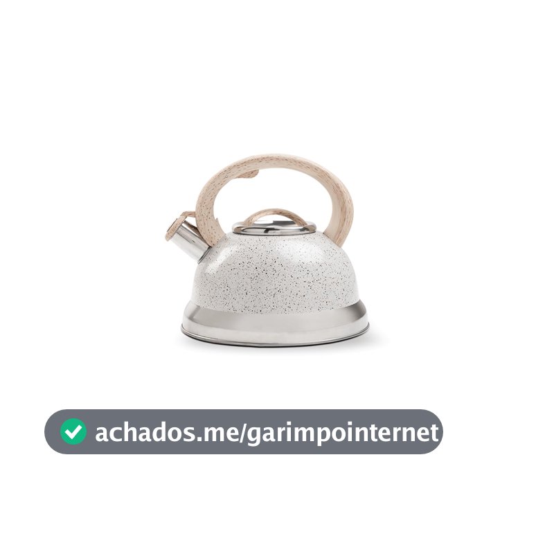 Chaleira com Apito Brinox 2,7L com Indução Roma - Vanilla