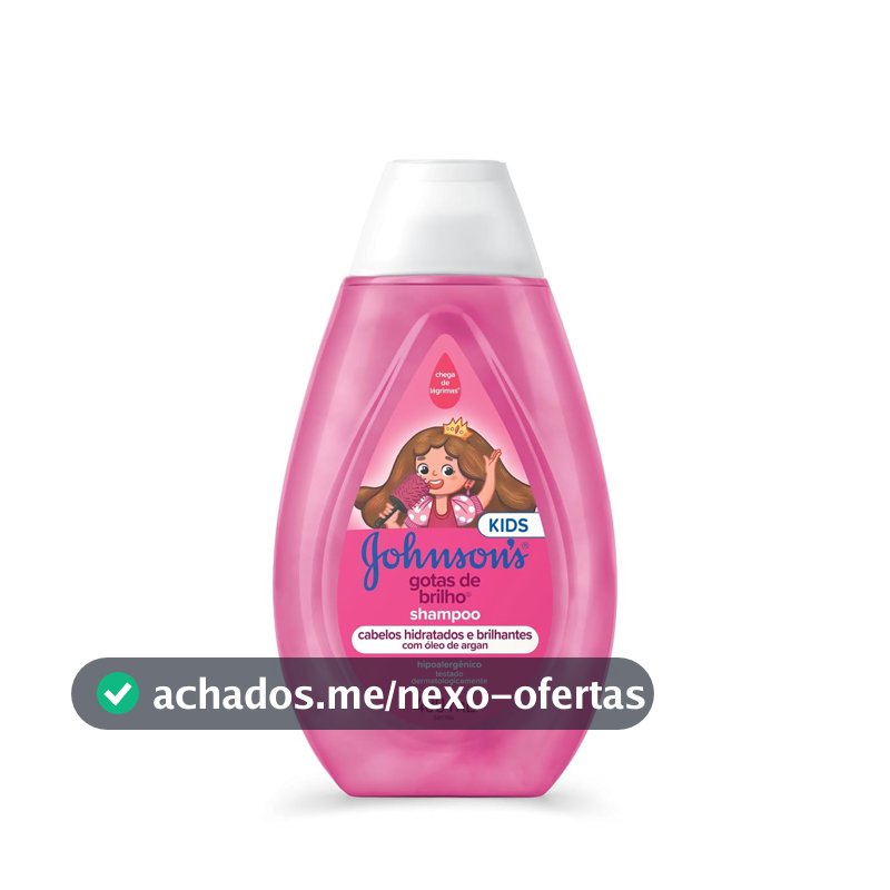 Shampoo Johnson's Baby Gotas de Brilho, 400ml