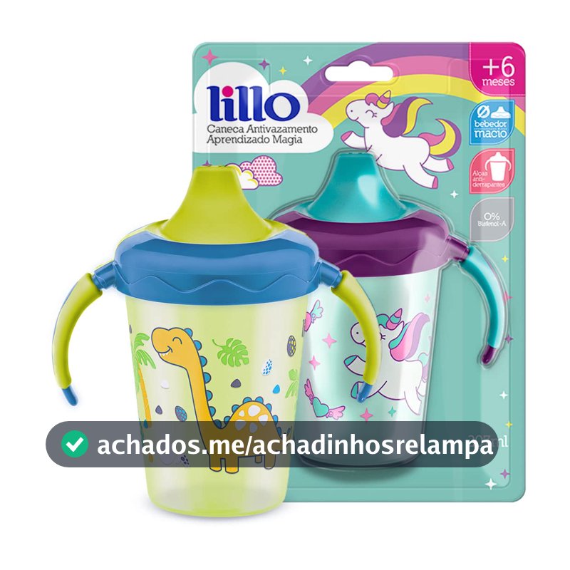Lillo Caneca Antivazamento Magia - Verde…