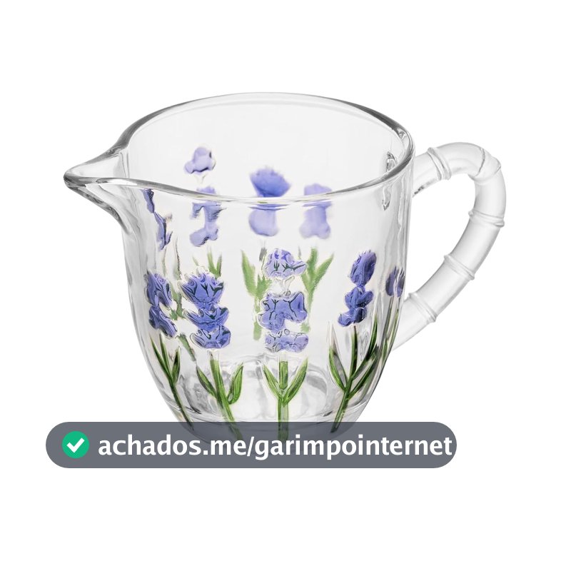LYOR - Leiteira Lavanda Hand Painting 240ml Cristal