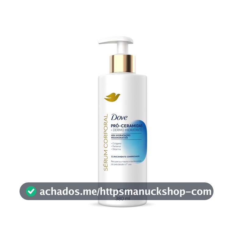 Sérum Hidratante Corporal Com Colágeno Vegano, 48h de Hidratação Regenerativa Dove Pró-Ceramidas Para Pele Seca, Clinicamente Comprovado 380mL