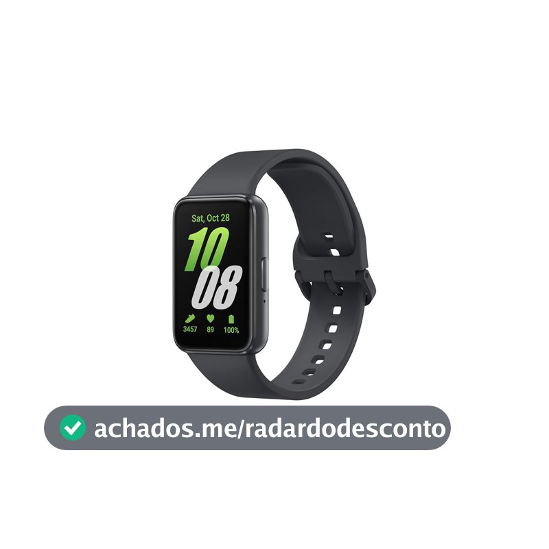 Smartwatch Samsung Galaxy Fit3 Display 1.6" Grafite