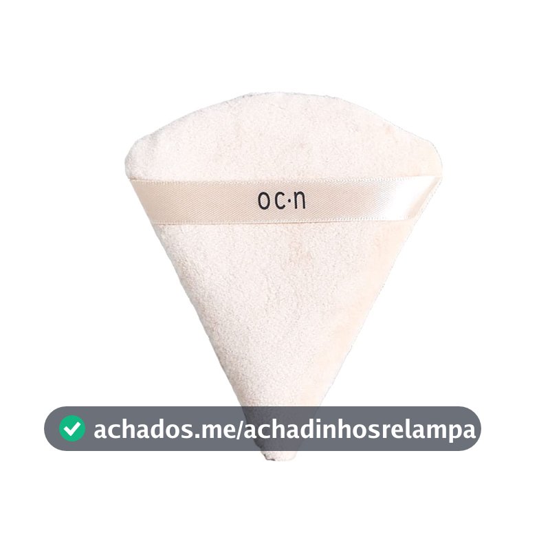 Océane Esponja de Maquiagem Para Acabamento Rosa - Powder Puff