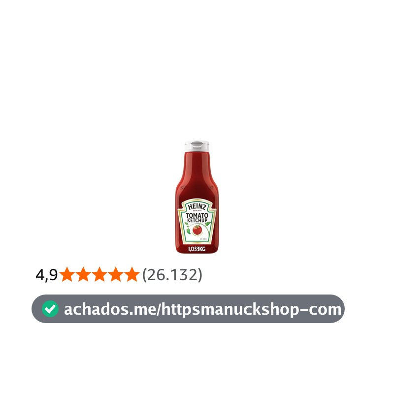 Heinz Ketchup Tradicional 1,033KG