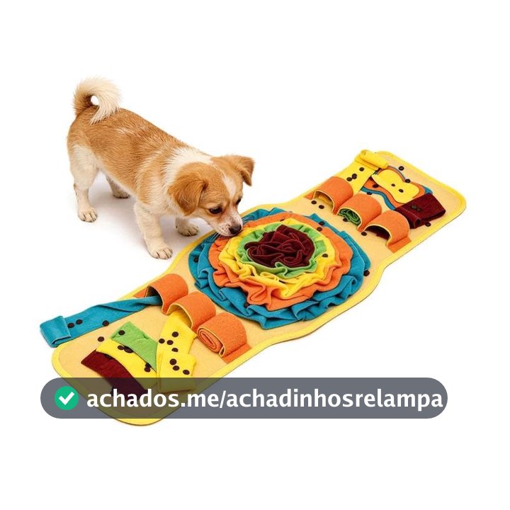 Tapete de Farejar para Cães, Brinquedo de Estimulação Cerebral Interativo, Antiderrapante e Portável, Jogo de Alimentação contra Tédio para Raças Grandes/Médias/Pequenas, 80x28.5 cm