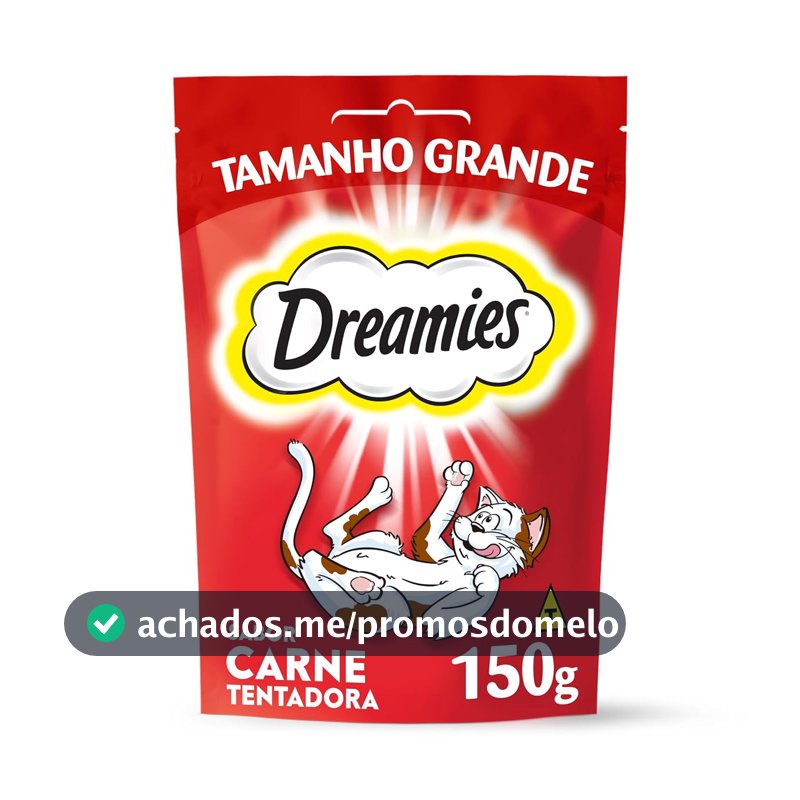 Dreamies Petisco Carne Tentadora Gatos Adultos 150G