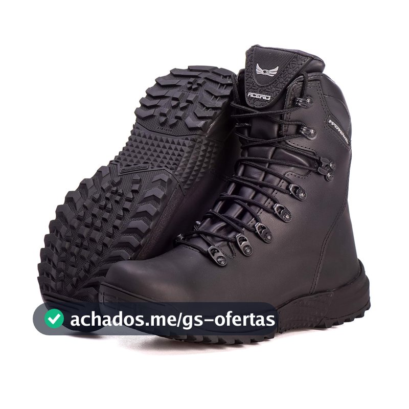 Bota Militar Acero Apache Impermeável Preto
