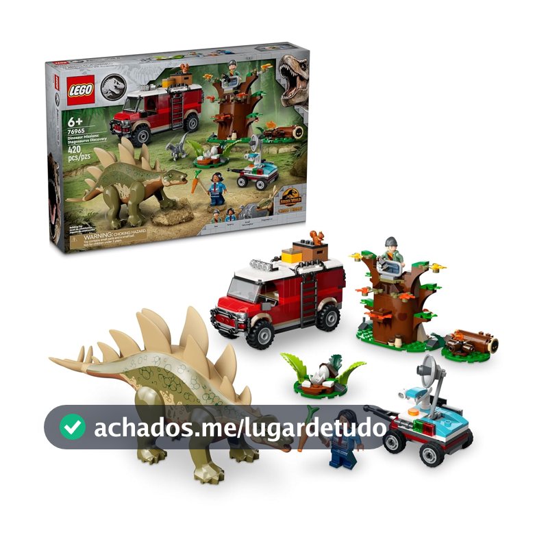 LEGO Jurassic World Estegossauro 76965 6+ anos 420 peças Building Kit