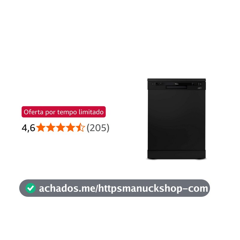 Lava Louças Midea 14 Serviços Preta (127)