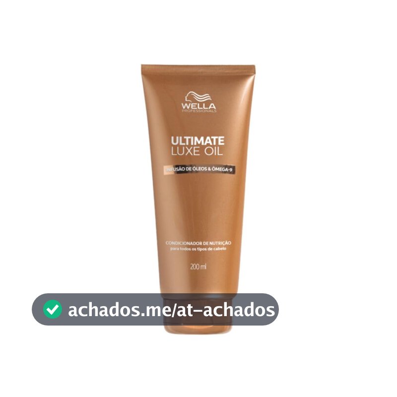 Condicionador Wella Professionals Ultimate Luxe Oil 200ml