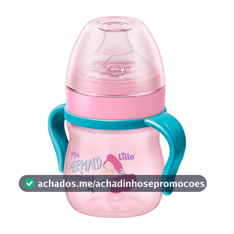 Caneca de Aprendizado com Alça Lillo Evolution, Menina, 150ml