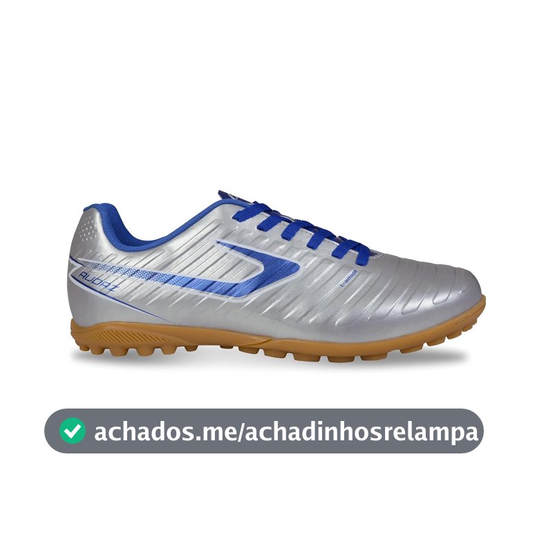 Chuteira Topper Audaz Futsal Branco/Vermelho/Preto,37