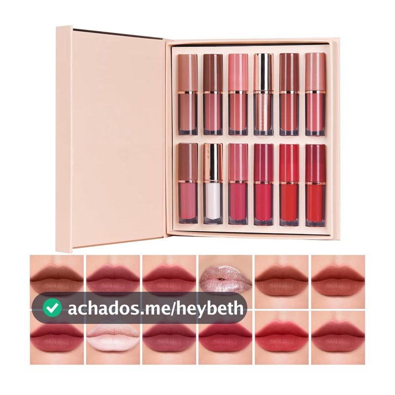 Batom Lip Liner Conjunto Batom liquido