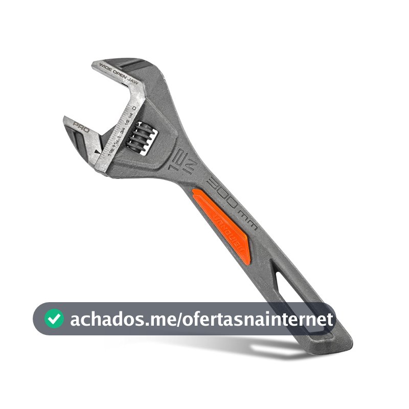 Vanquish Chave Inglesa Ajustável de 30,5 cm com Capacidade de Mandíbula Aberta de 3,5 cm 3179