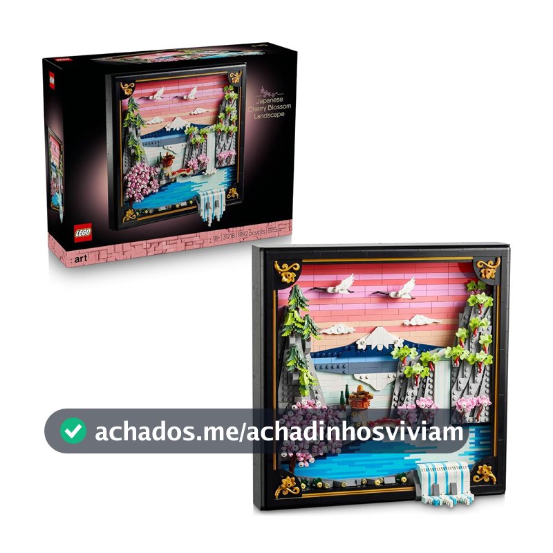 LEGO Art Paisagem Japonesa com Cerejeiras 31218