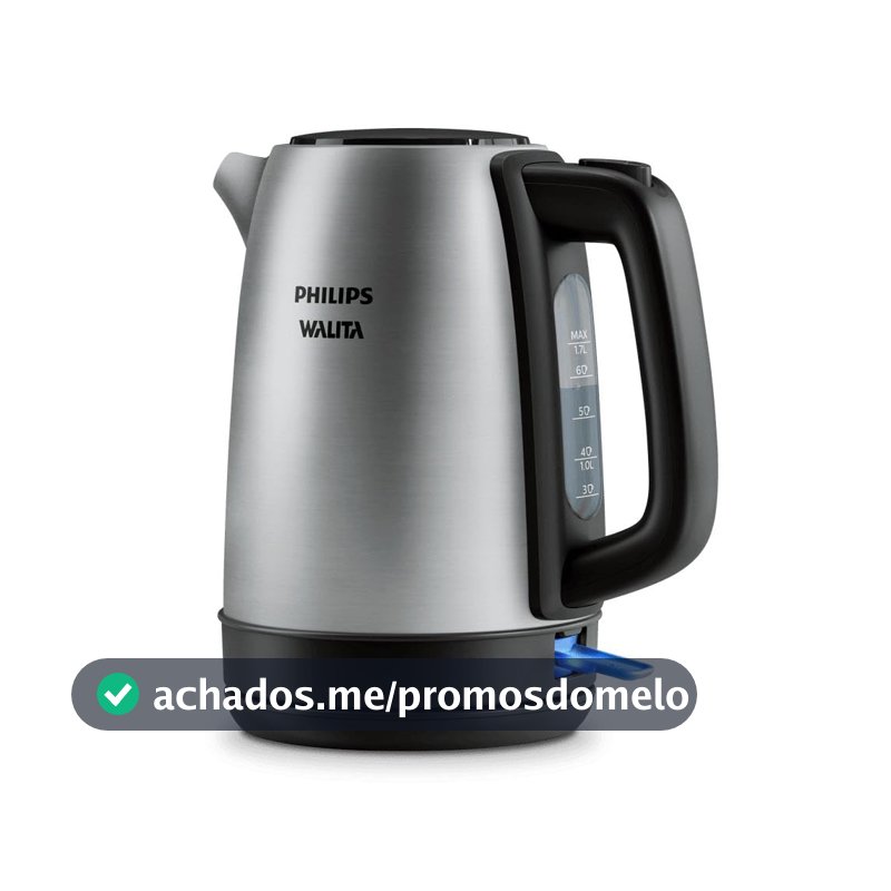 Philips Walita Chaleira Elétrica Série 3000 Inox 1850W, 220V
