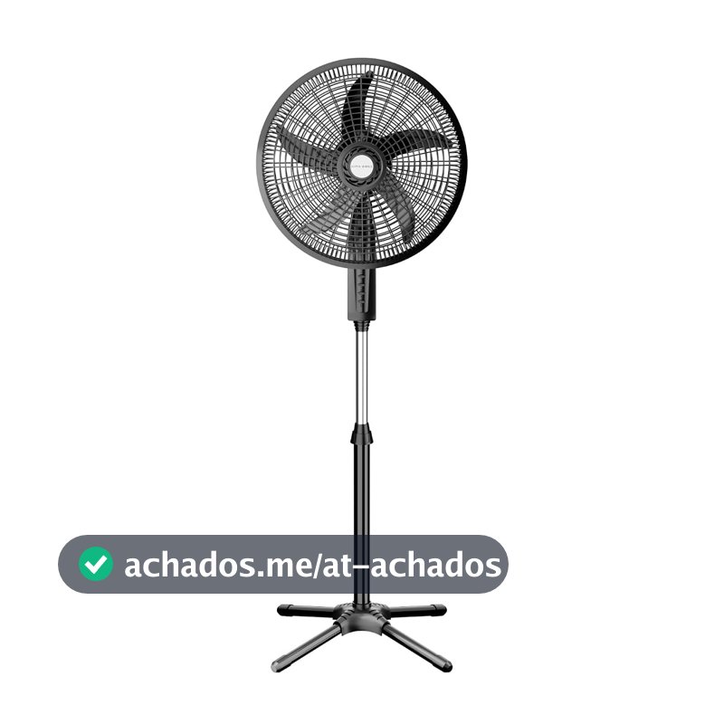 HEPTA WORLD Ventilador de Coluna, Resfriamento, Silencioso, Design Slim para Casa Escritório (PRETO, 110V, 101)