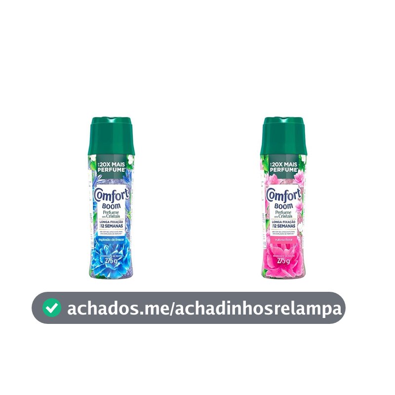 Comfort Kit Cristais de Perfume, Explosão de Frescor e Euforia Floral 275g