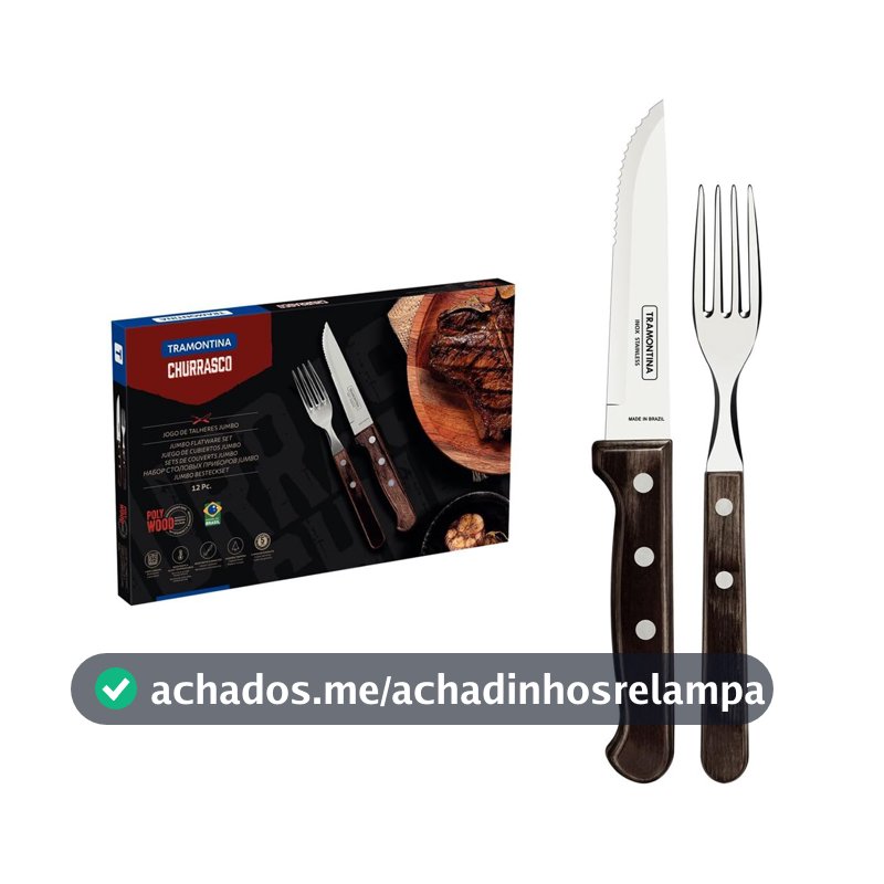 Jogo de Churrasco 12 Peças TRAMONTINA CUTELARIA