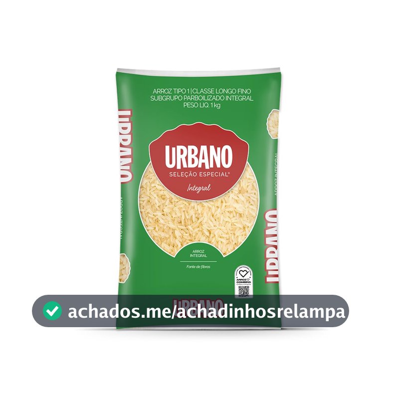 Urbano Arroz Parborizado Integral 1kg