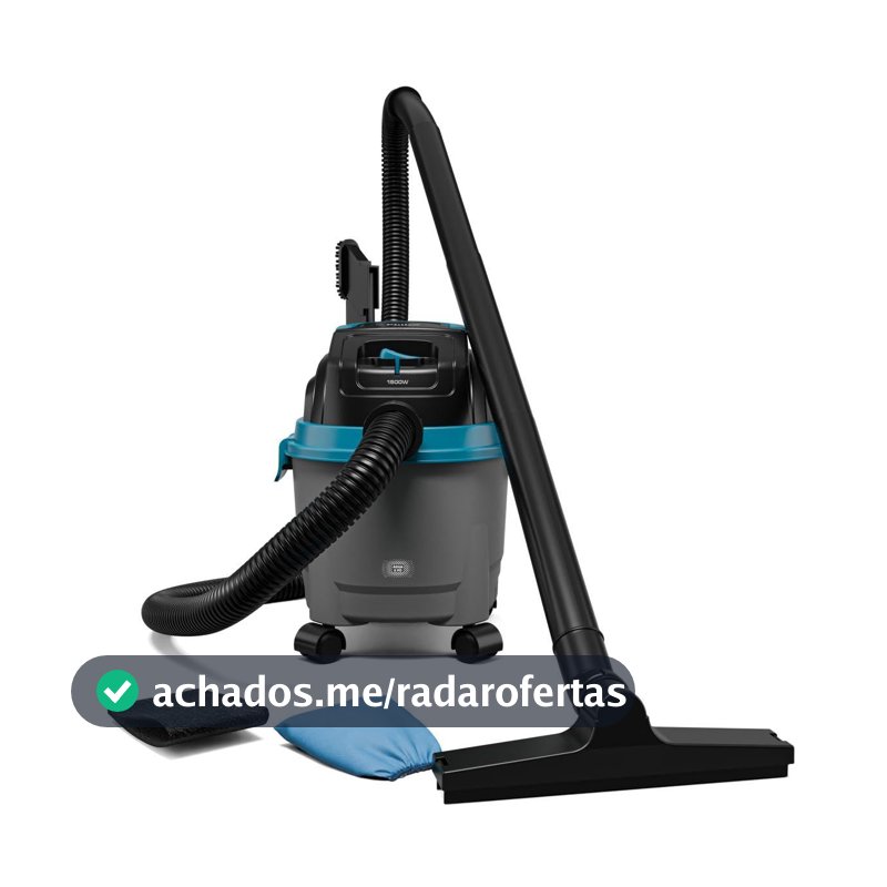 Aspirador de Pó e Água Philco PAS08A Função sopro 6,2L 1500W 220V