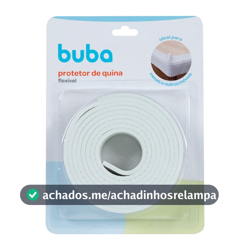 Buba Protetor De Quina E Borda - Flexível Em Rolo Branco