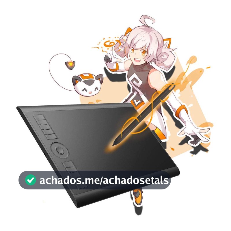 GAOMON Mesa Digitalizadora M10K PRO 10 polegadas, tablet de arte digital, suporta função de inclinação e radial com 10 teclas de atalho, caneta stylus
