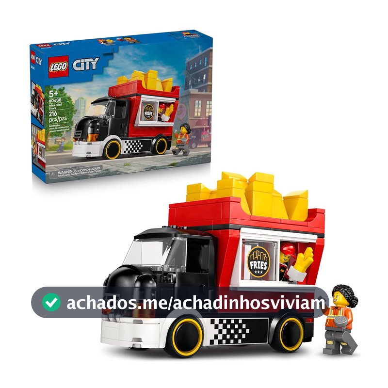 LEGO City Food Truck de Batatas Fritas 60488 (216 Peças)