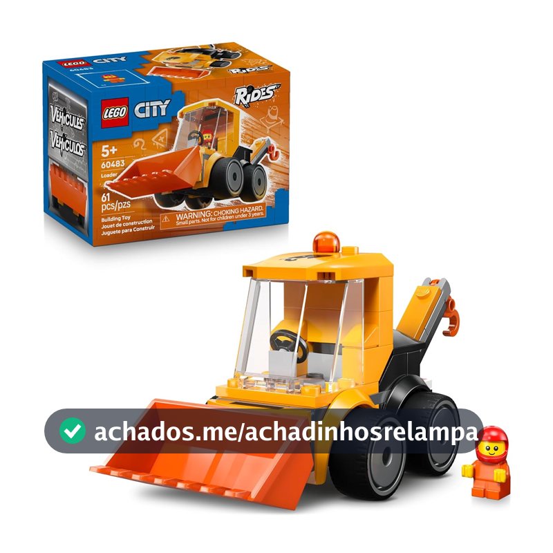 LEGO City Veículos: Carregadeira de Construção 60483 (61 Peças)