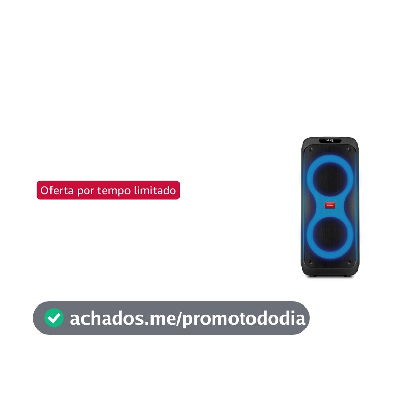 Caixa de Som Party Box, Aiwa, Bluetooth, Luzes Multicores - AWS-PB-04 PARTY BOX AWS-PB-04 BIVOLT