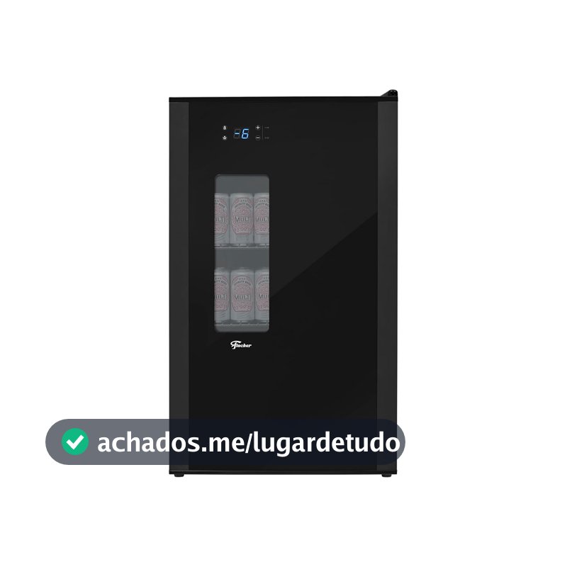 Fischer Cervejeira Infinity Multi Frost Free 92L Preto 220V