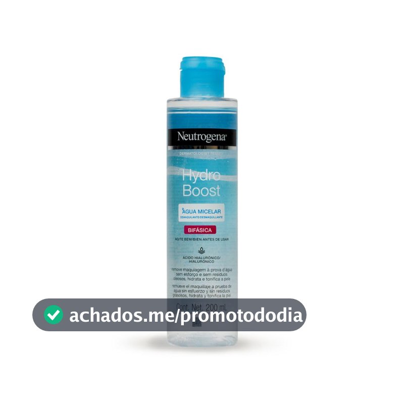 Água Micelar Bifásica Neutrogena Hydro Boost, 200ml